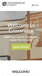 Mobile Screenshot of crossridgechurch.ca